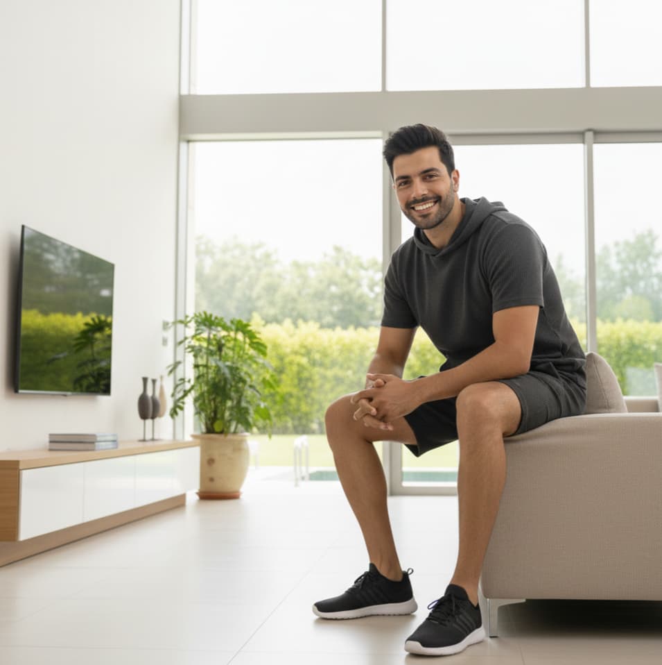 ست هودی و شلوارک مراکشی مردانه Morocco-طوسی تیره